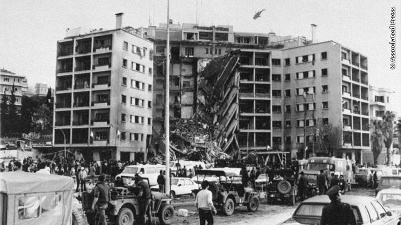 انفجار ثكنة المارينز بلبنان 1983